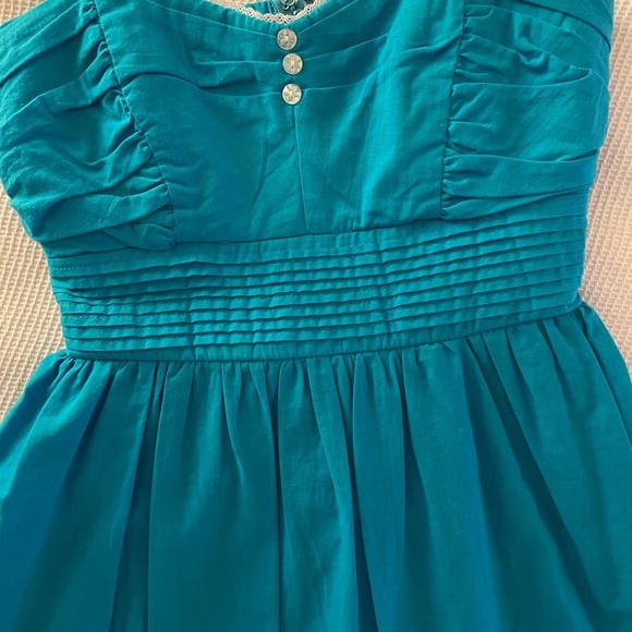 Speechless Turquoise Embroidered Sundress - Picture 2 of 8
